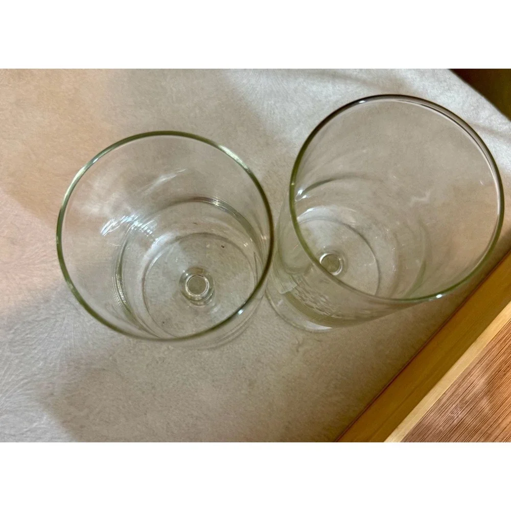 Set of 6 Georg Jensen Etched Partridge in a Pear Tree Stemmed Glasses